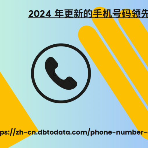 2024 年更新的手机号码领先